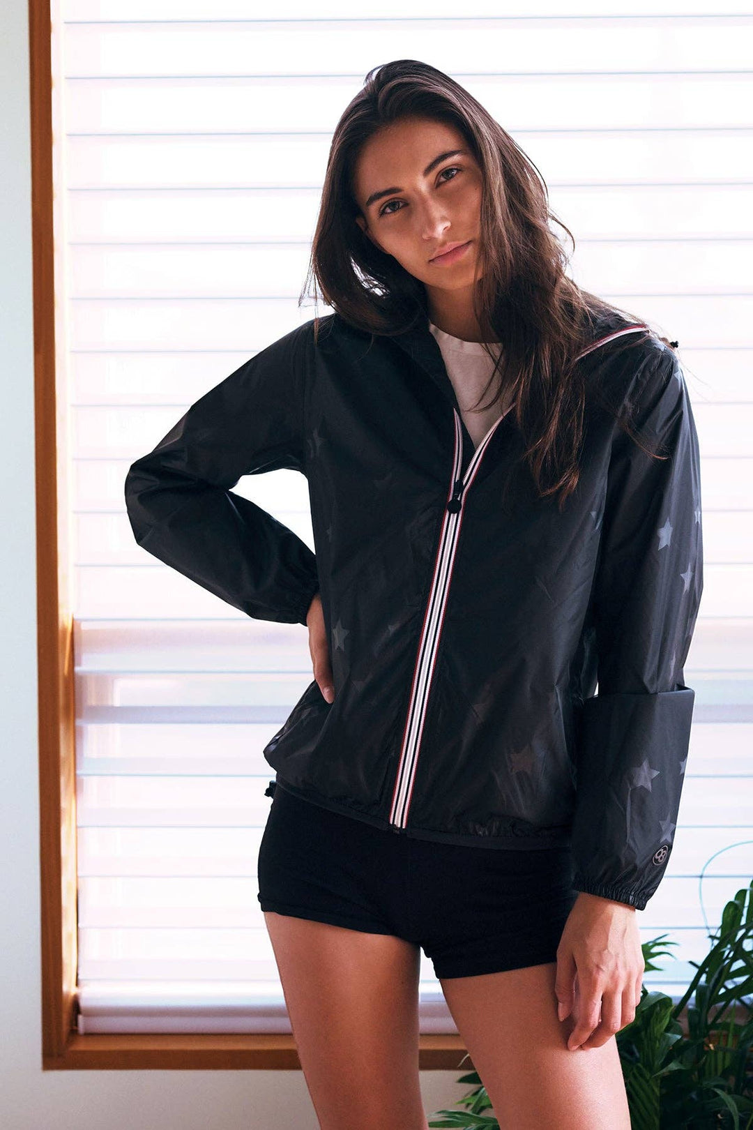 Sloane Full Zip Packable Rain Jacket