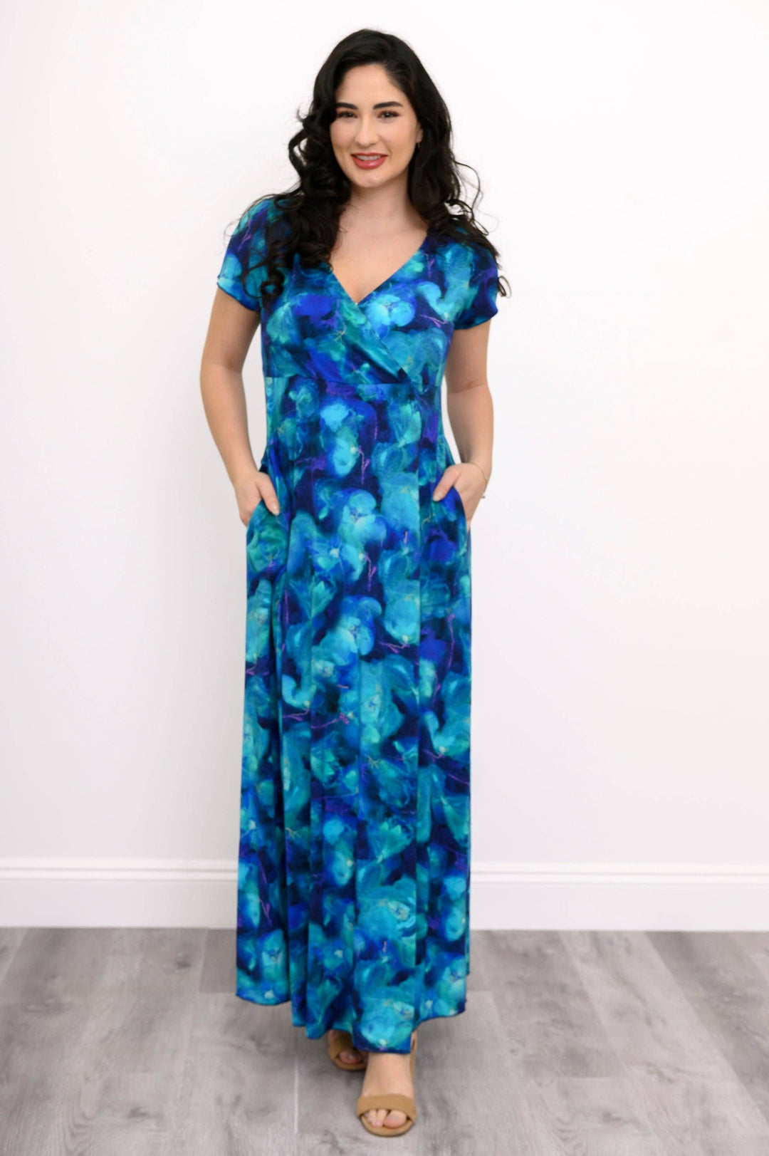 Aurora Bamboo Ocean Reef Maxi Dress - Sheer Essentials Lingerie & Swimwear