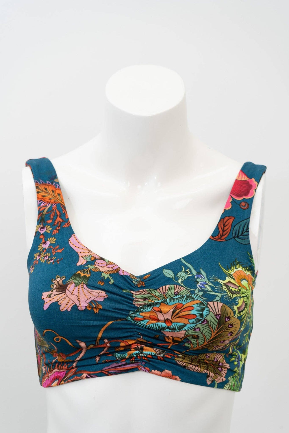 Clipper Teal Fantasy Bamboo Bra - Sheer Essentials Lingerie & Swimwear