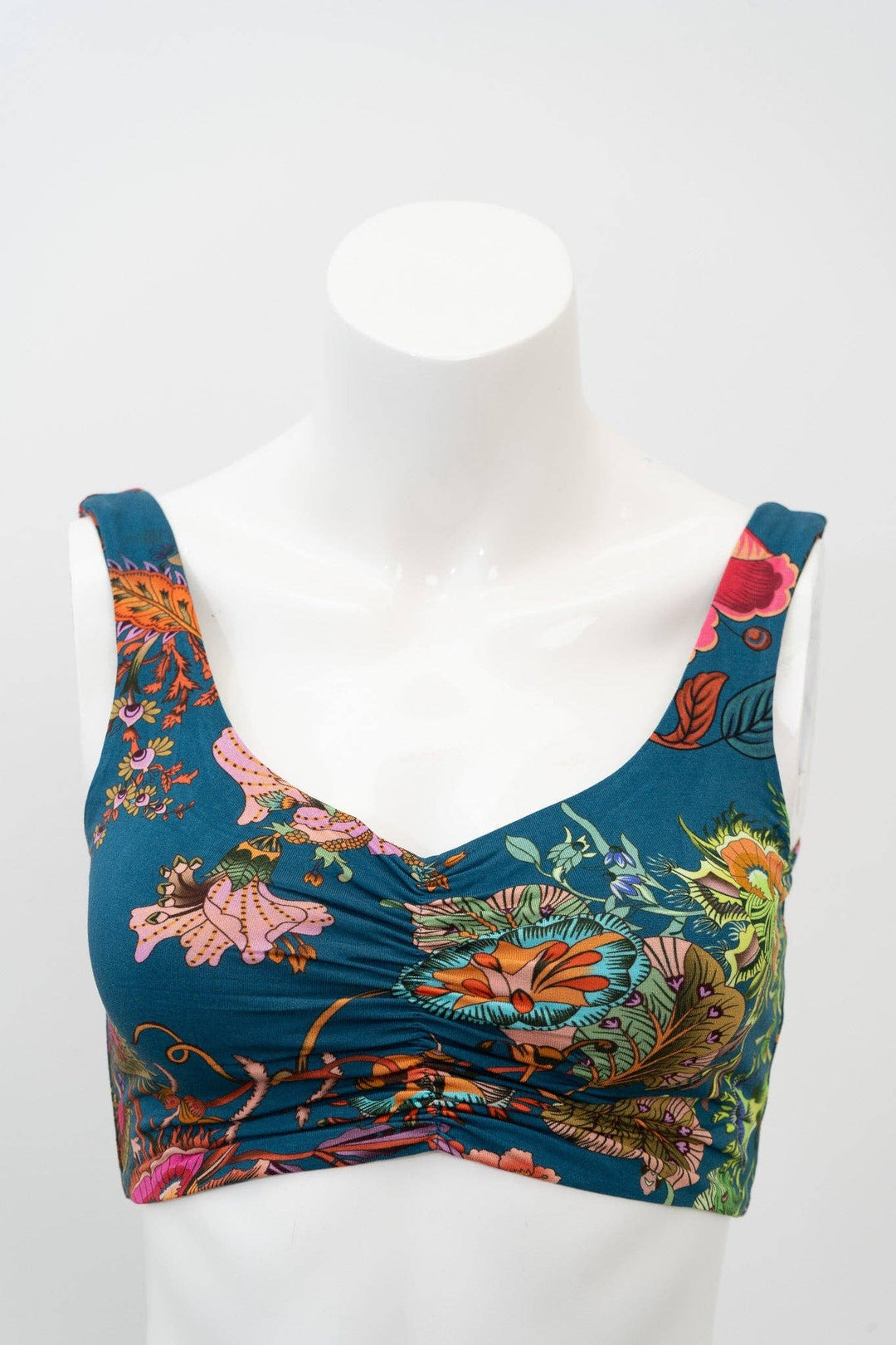 Clipper Teal Fantasy Bamboo Bra - Sheer Essentials Lingerie & Swimwear