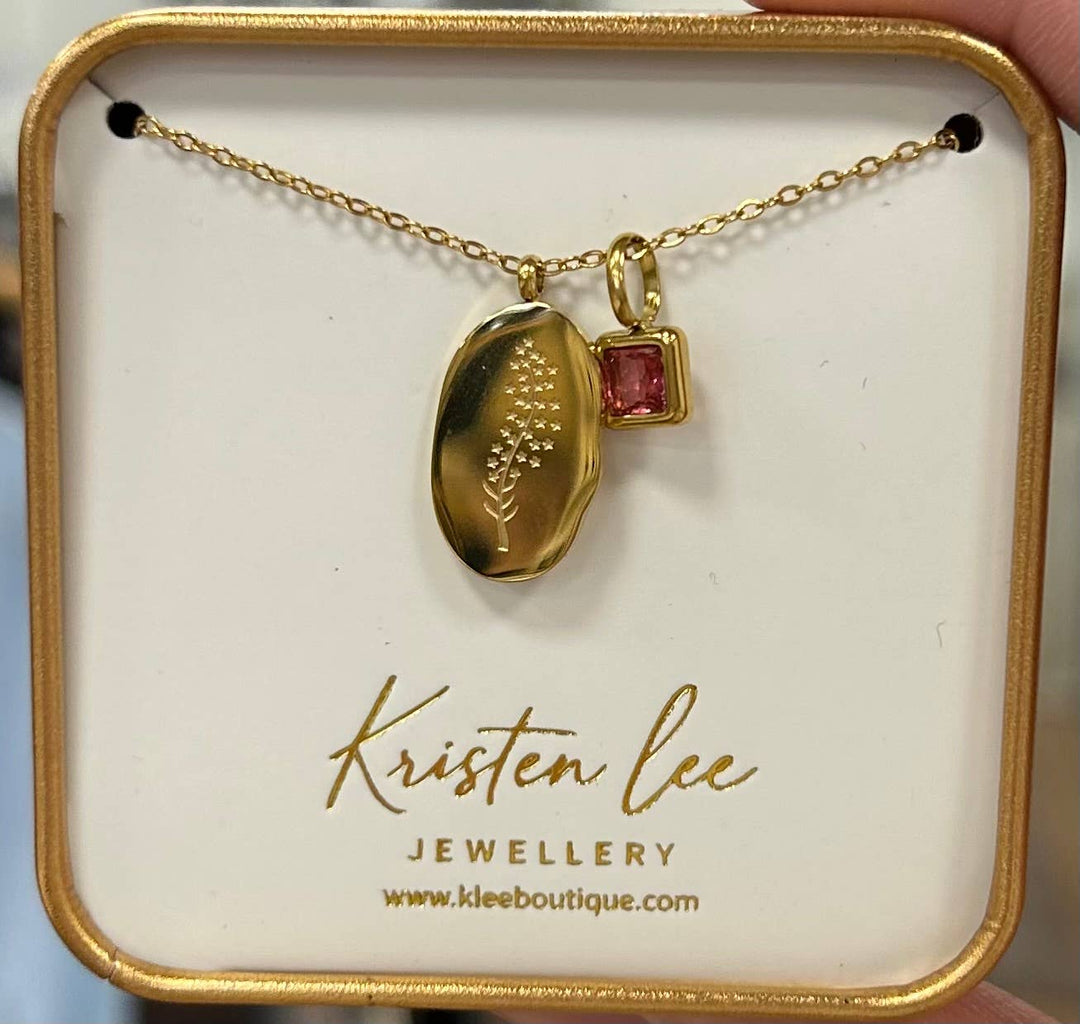 Gold Birth Month Necklaces
