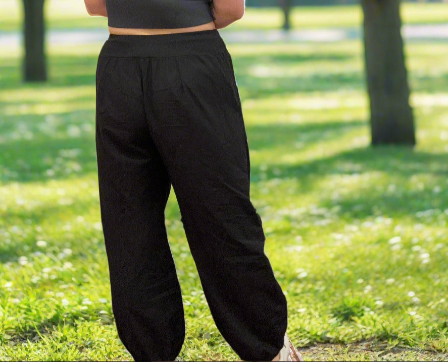 Woven Cotton Sheet Pants