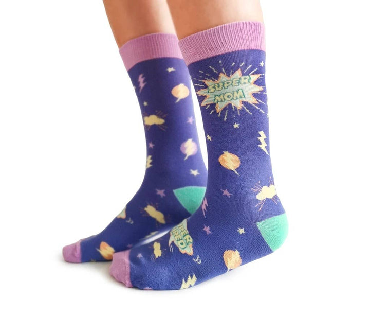Uptown Sox - Super Mom Socks