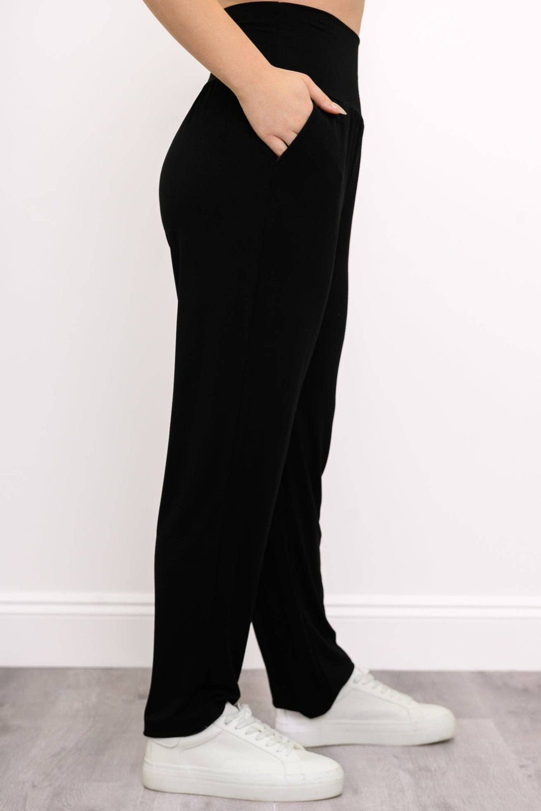 Clair Black Bamboo Pant