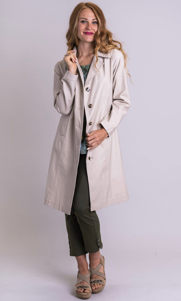 Compassion Trench Coat - Beige