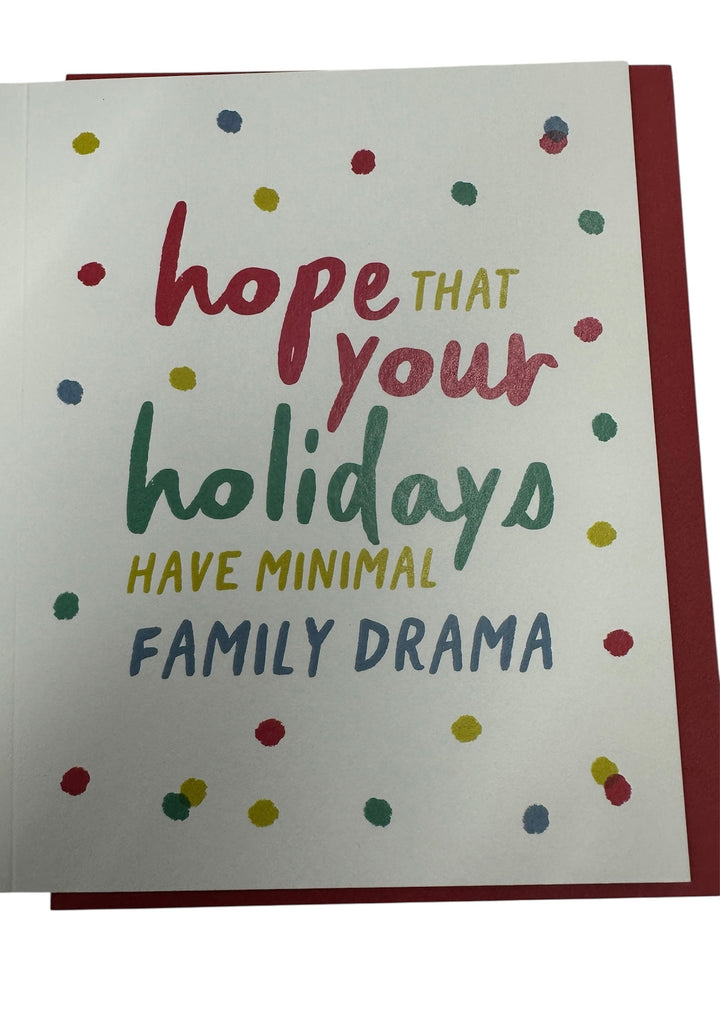 CARD: Minimal Family Drama - Christmas
