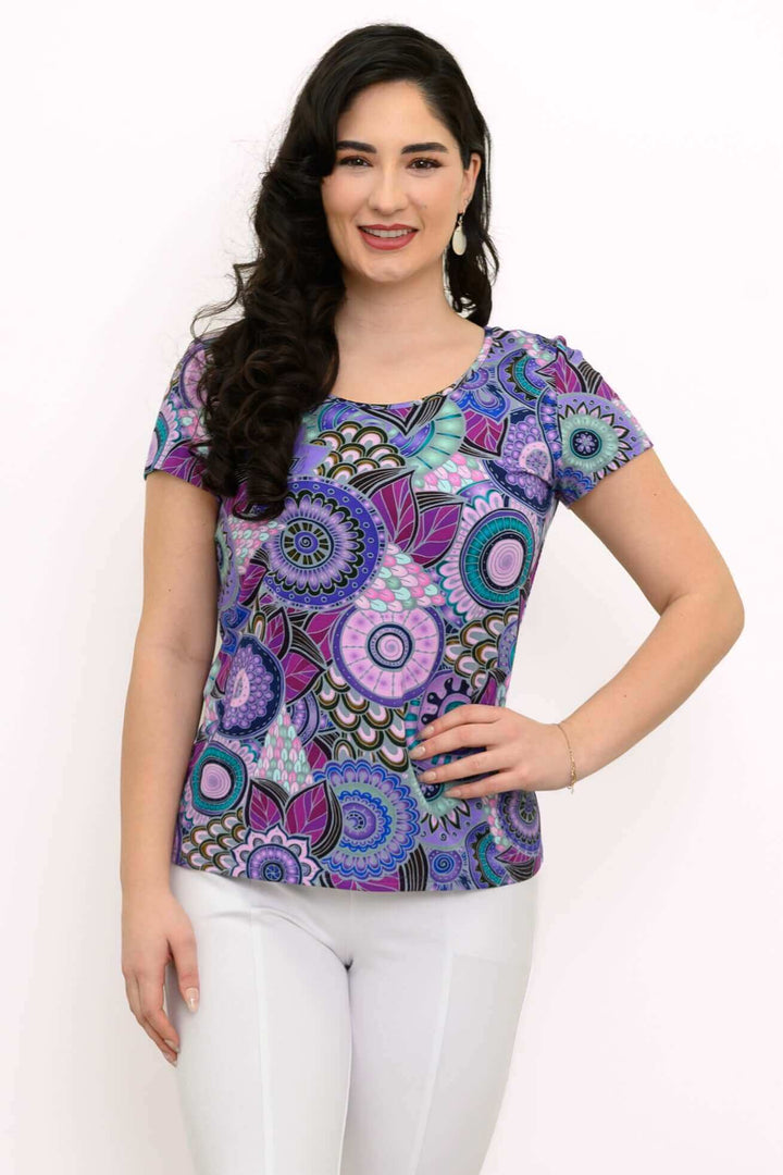 Avalon Short Sleeve Bamboo T-Shirt - Royale Peacock