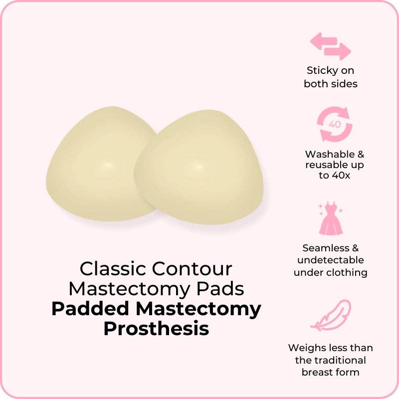 Classic Contour Mastectomy Pads - Sheer Essentials Lingerie & Swimwear