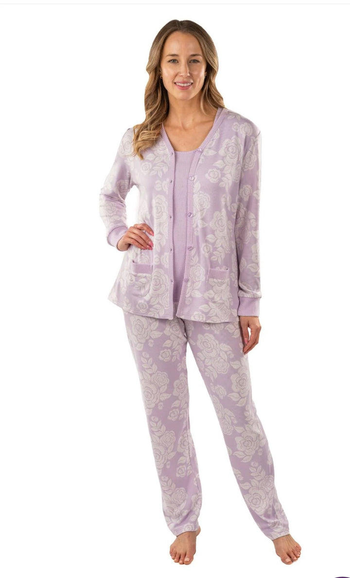 Orchid 3pc Pajama Set