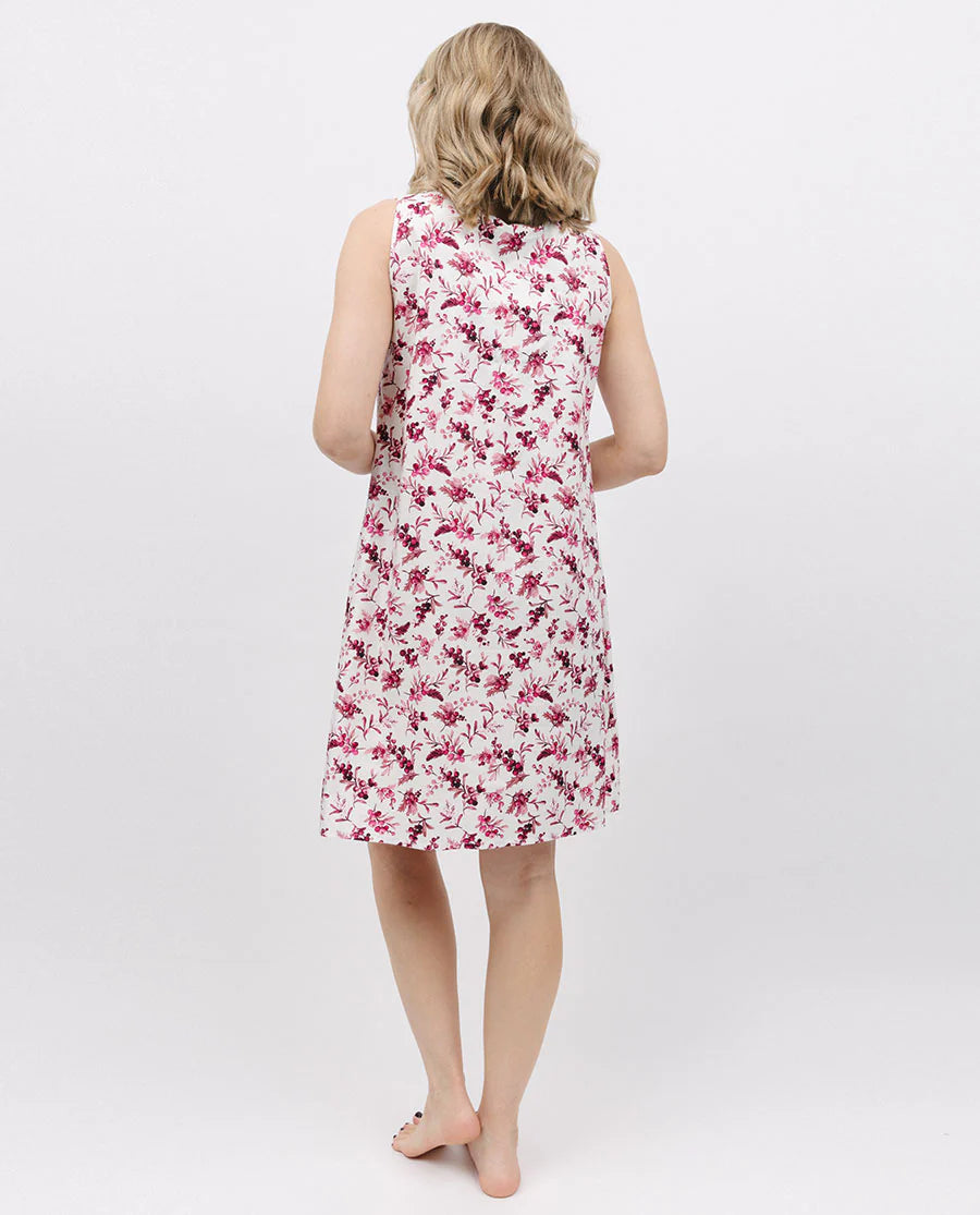 Eve Berry Print Short Nightgown