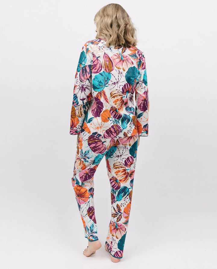 Maple Pumpkin Print Pyjama Set