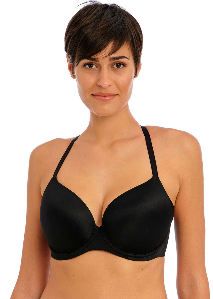 Freya Undetected Moulded T-Shirt Bra - Black