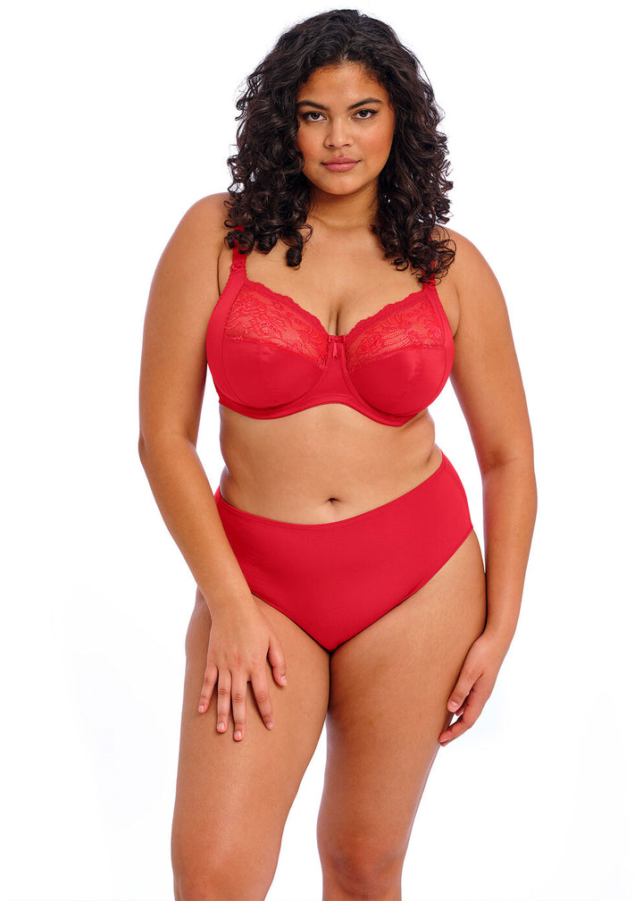 Elomi Smooth Full Brief - Haute Red