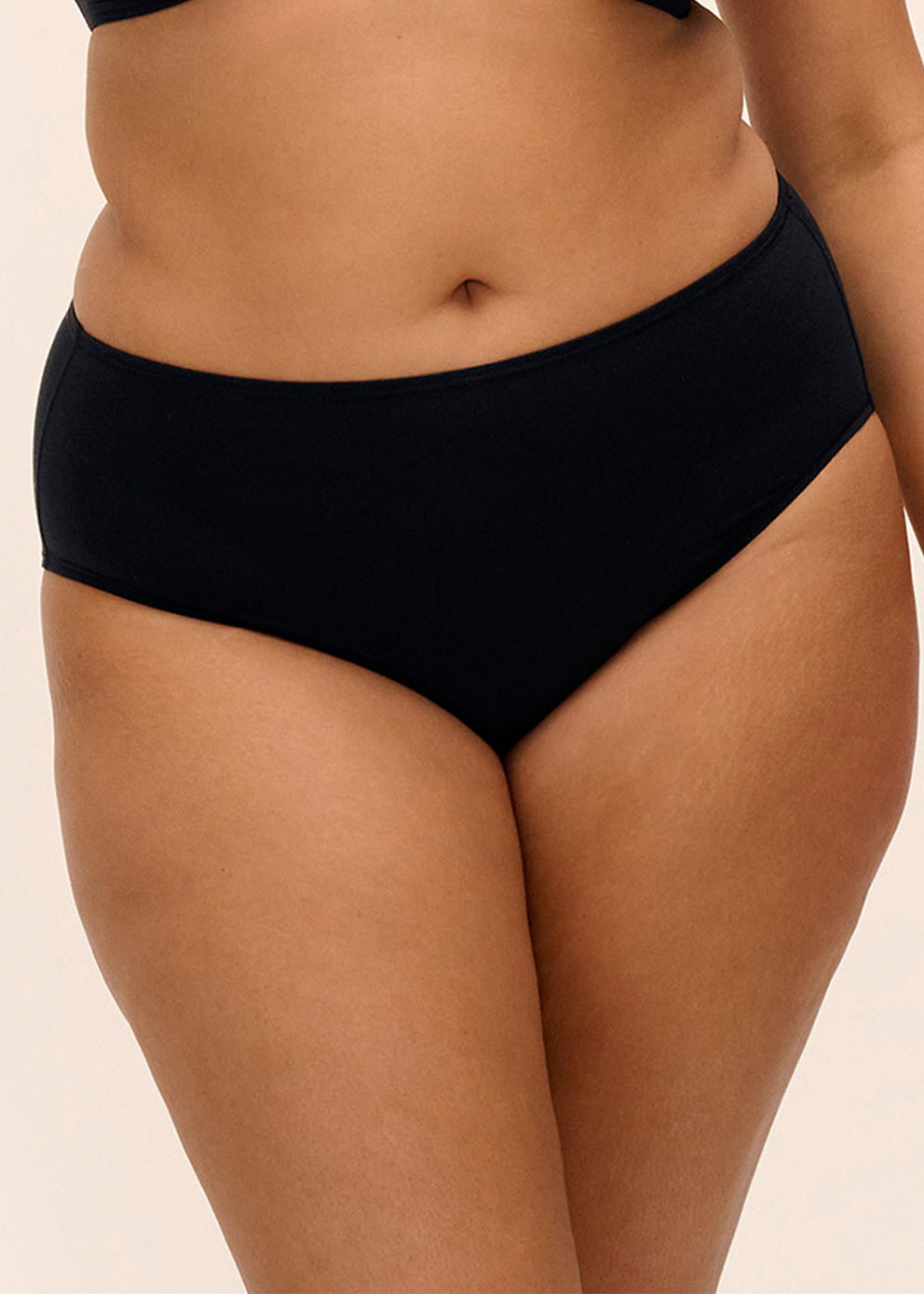 Elomi Smooth Full Brief - Black