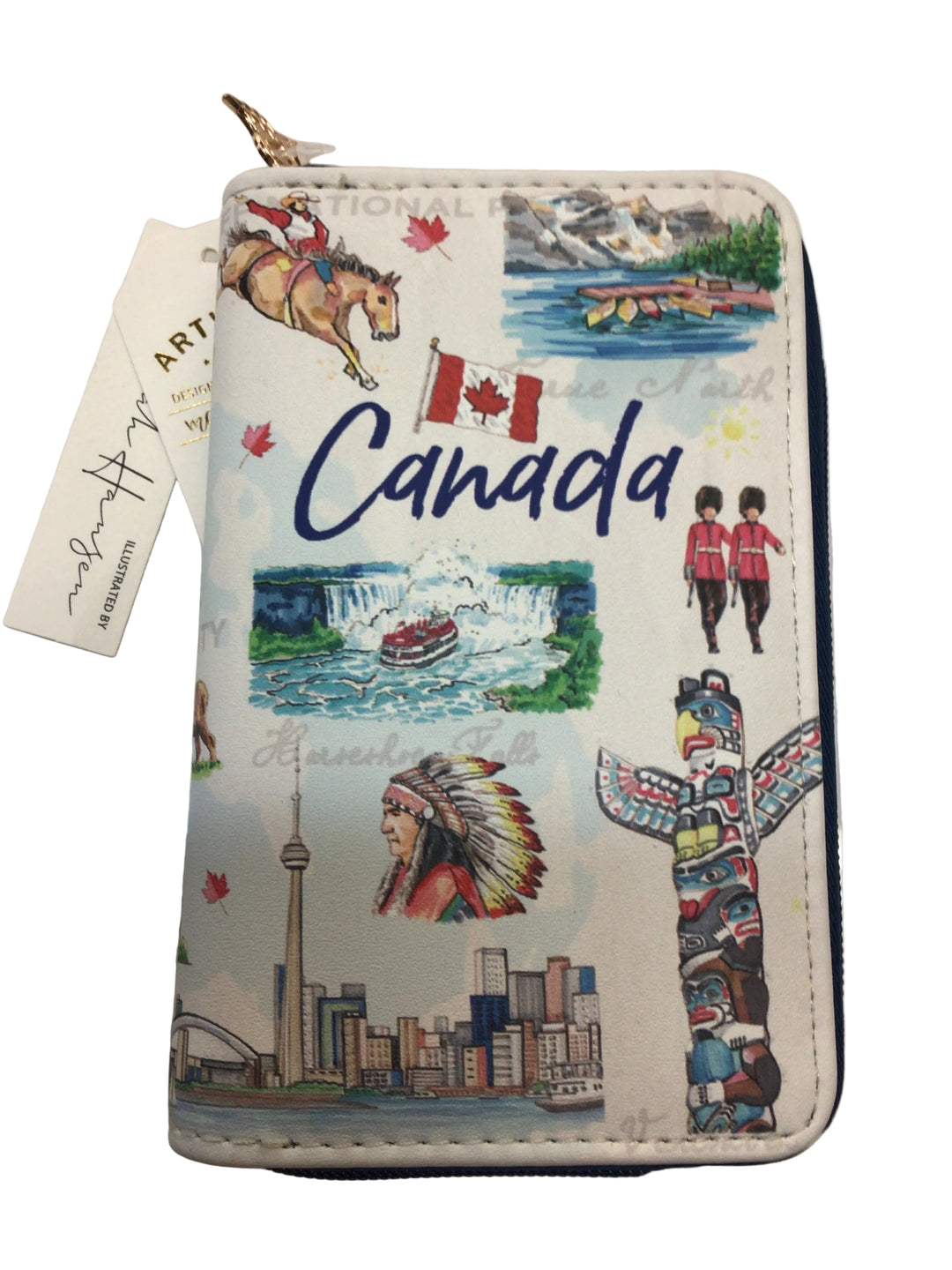 Canada Icons – Medium Zip Wallet