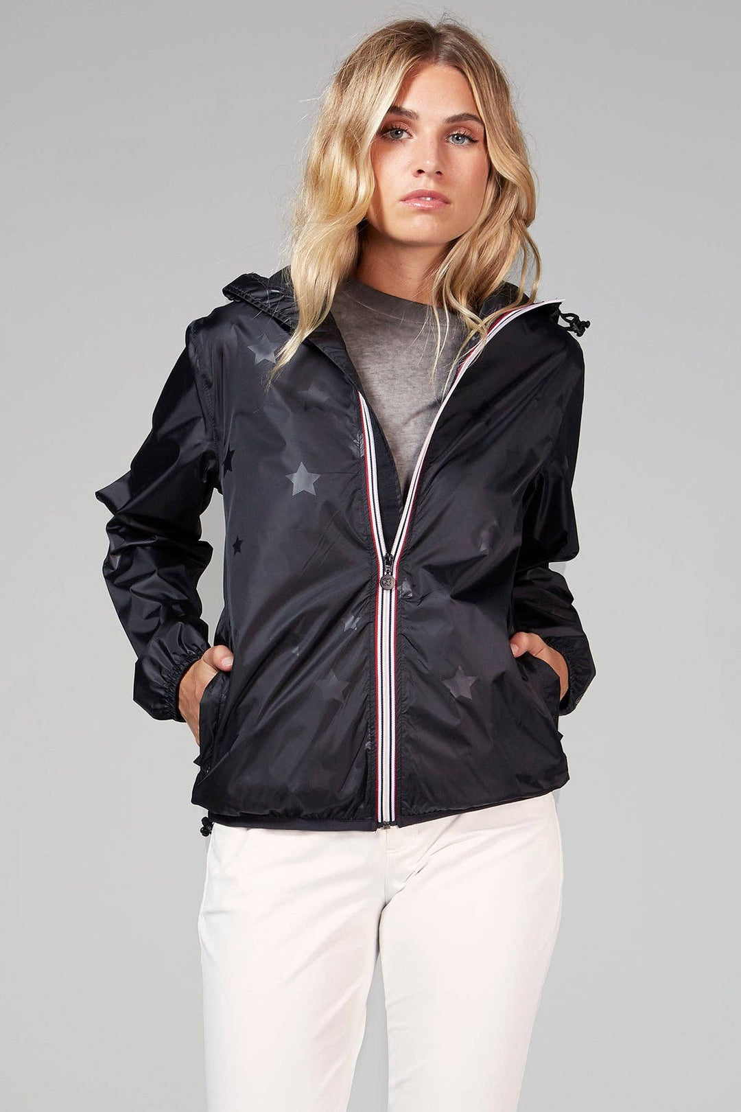 Sloane Full Zip Packable Rain Jacket