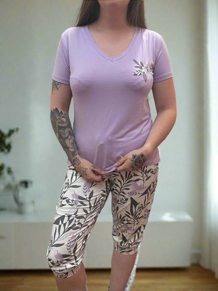 Mosaic Floral Toucan T-Shirt