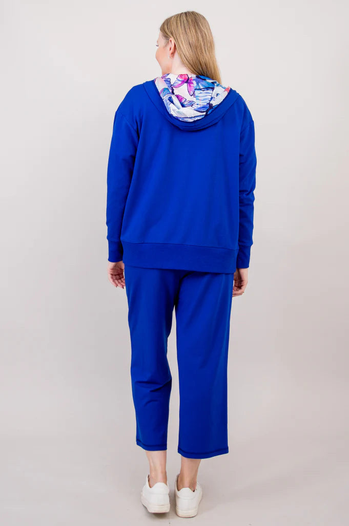 🇨🇦 Sky Bamboo / Cotton Hoodie - Cobalt