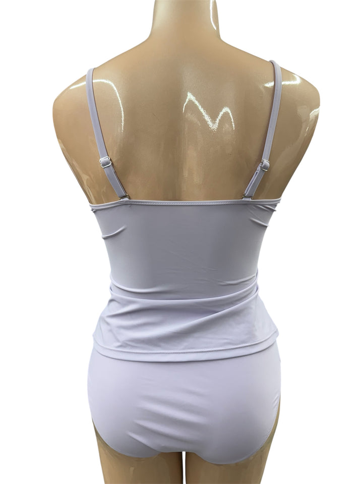 Nature Spirit Tankini with Removable Cups - Frosty Purple