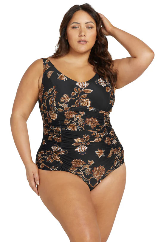 Chantique Raphael E / F Cup Underwire One Piece Swimsuit