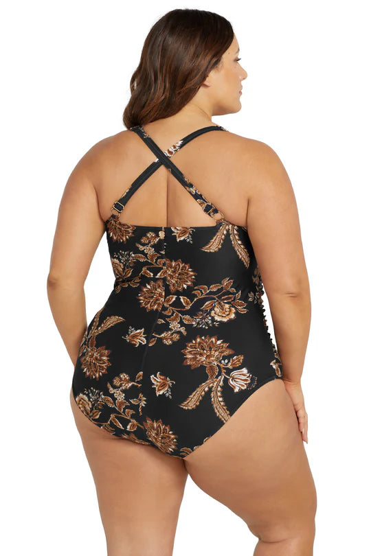 Chantique Raphael E / F Cup Underwire One Piece Swimsuit