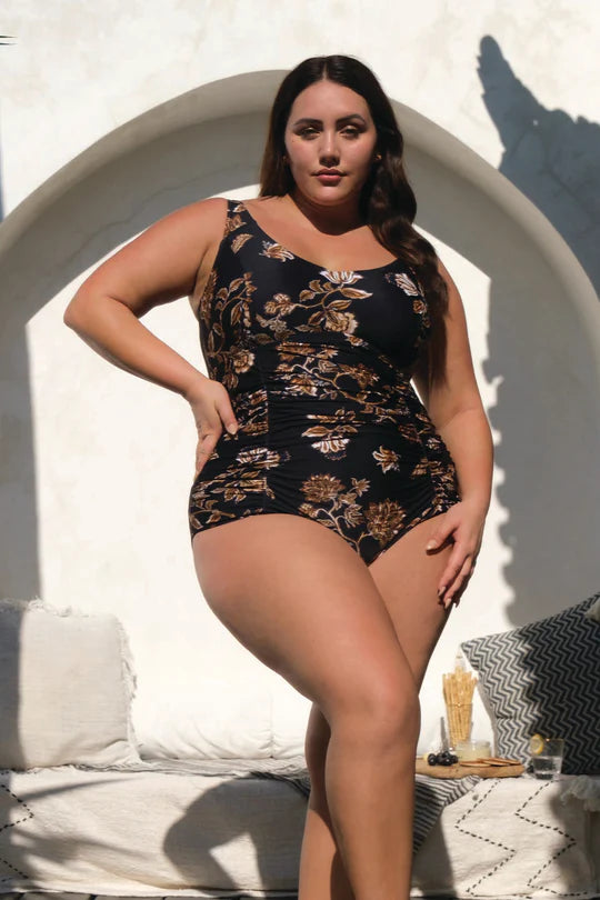 Chantique Raphael E / F Cup Underwire One Piece Swimsuit