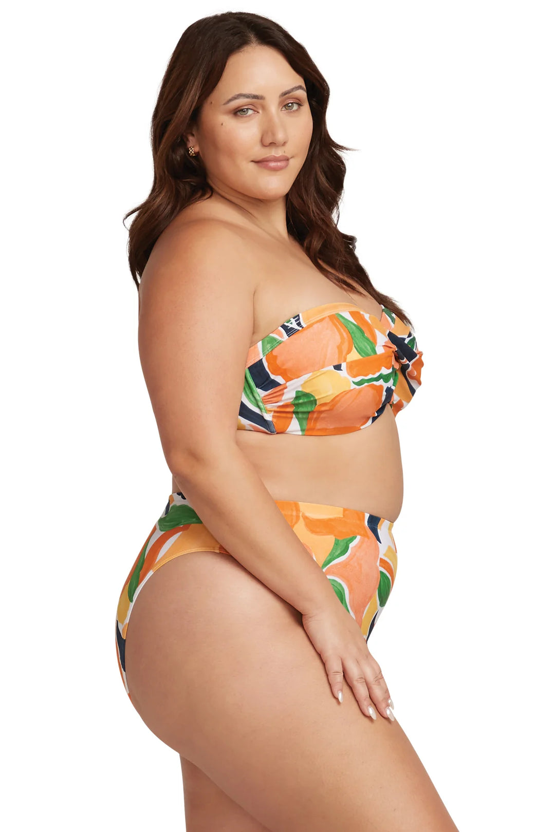 Curvy bikini plus size top