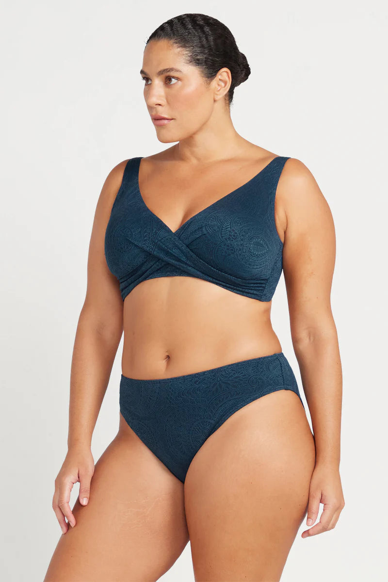 La Traviata Delacroix Multi Cup Bikini Top - Navy