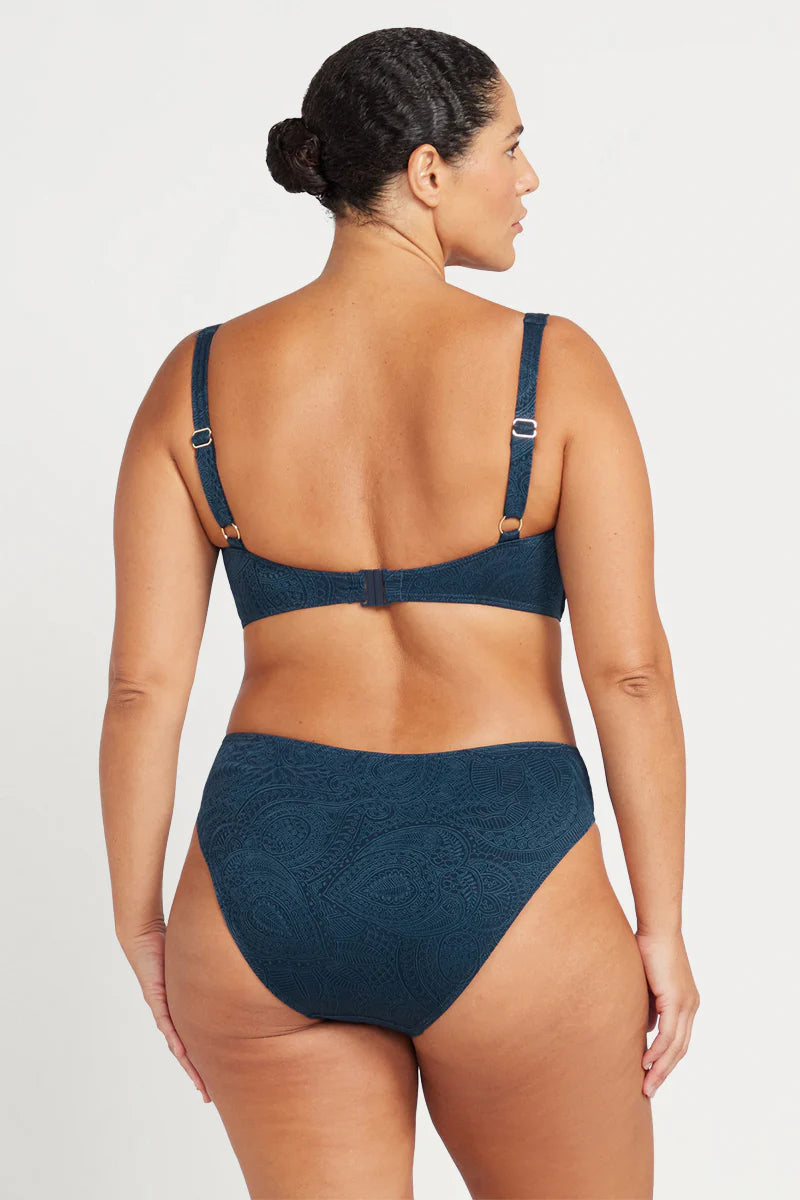 La Traviata Delacroix Multi Cup Bikini Top - Navy
