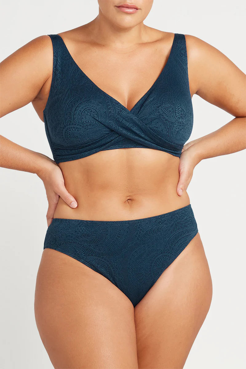 La Traviata Delacroix Multi Cup Bikini Top - Navy