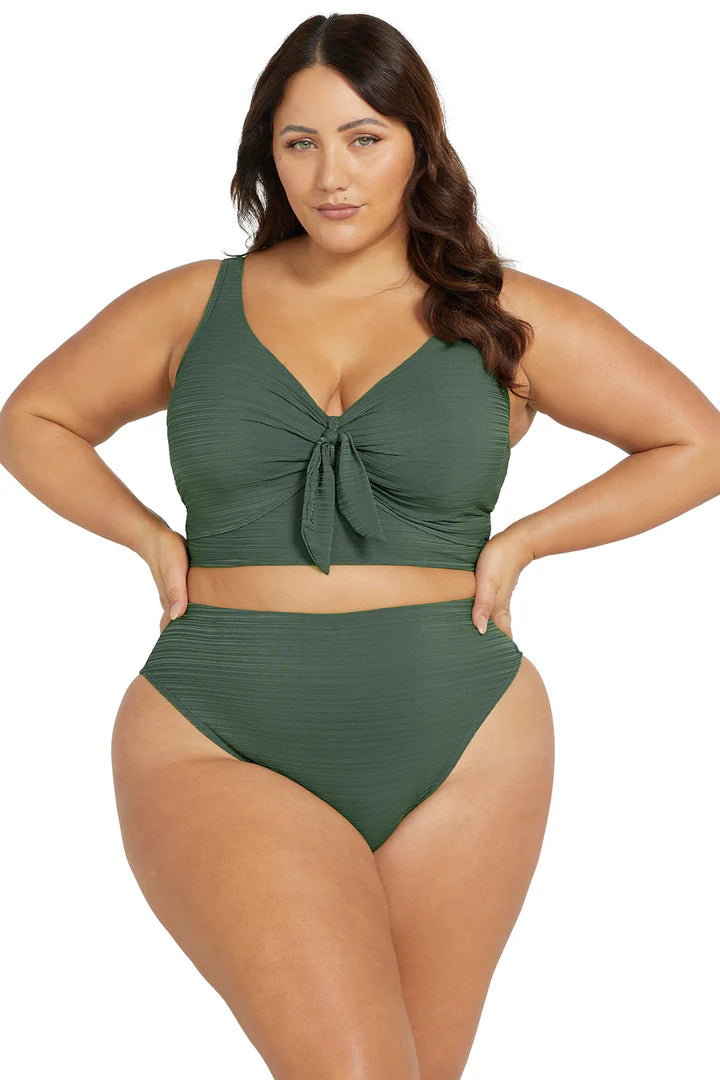 Aria Cezanne D/DD Underwire Midriff Bikini Top