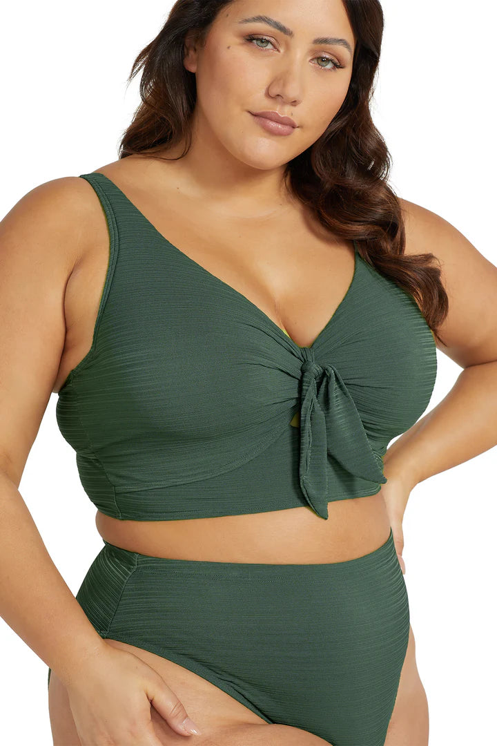 Aria Cezanne D/DD Underwire Midriff Bikini Top