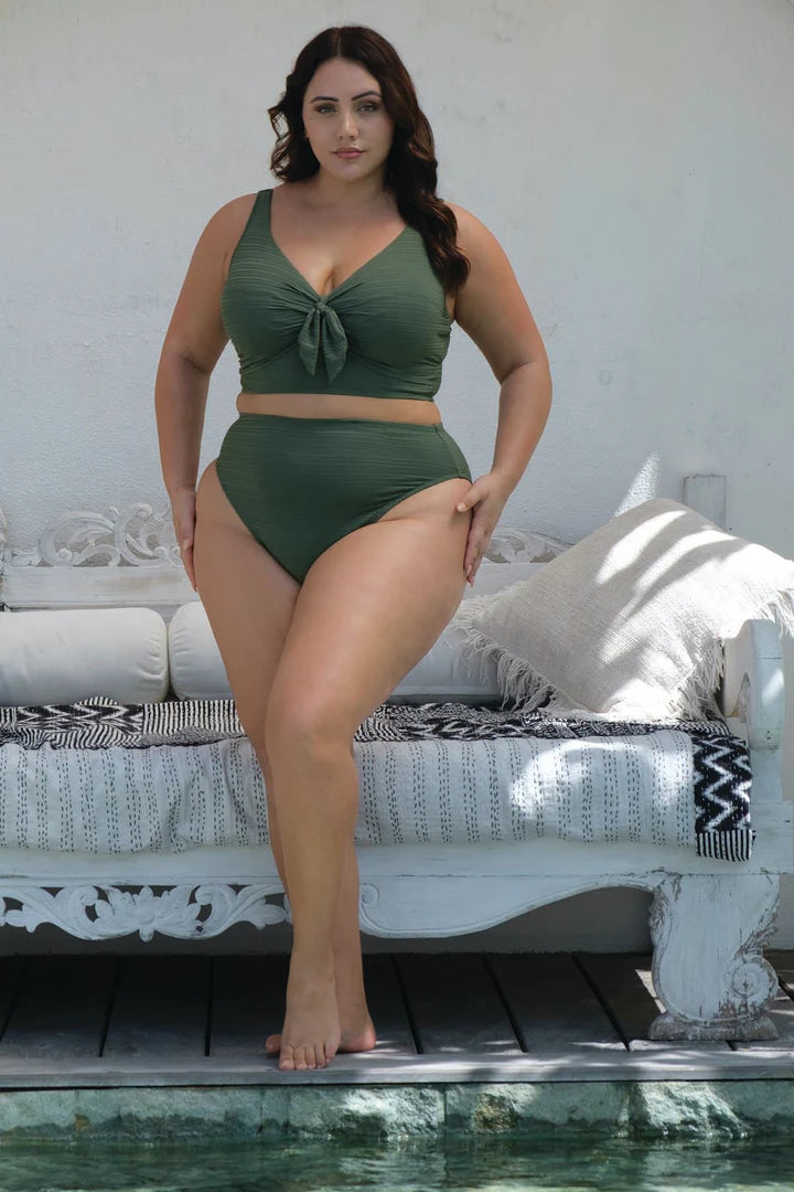 Aria Cezanne D/DD Underwire Midriff Bikini Top