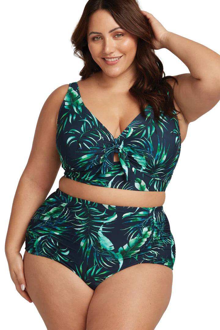 High waisted low cut swimsuit new arrivals