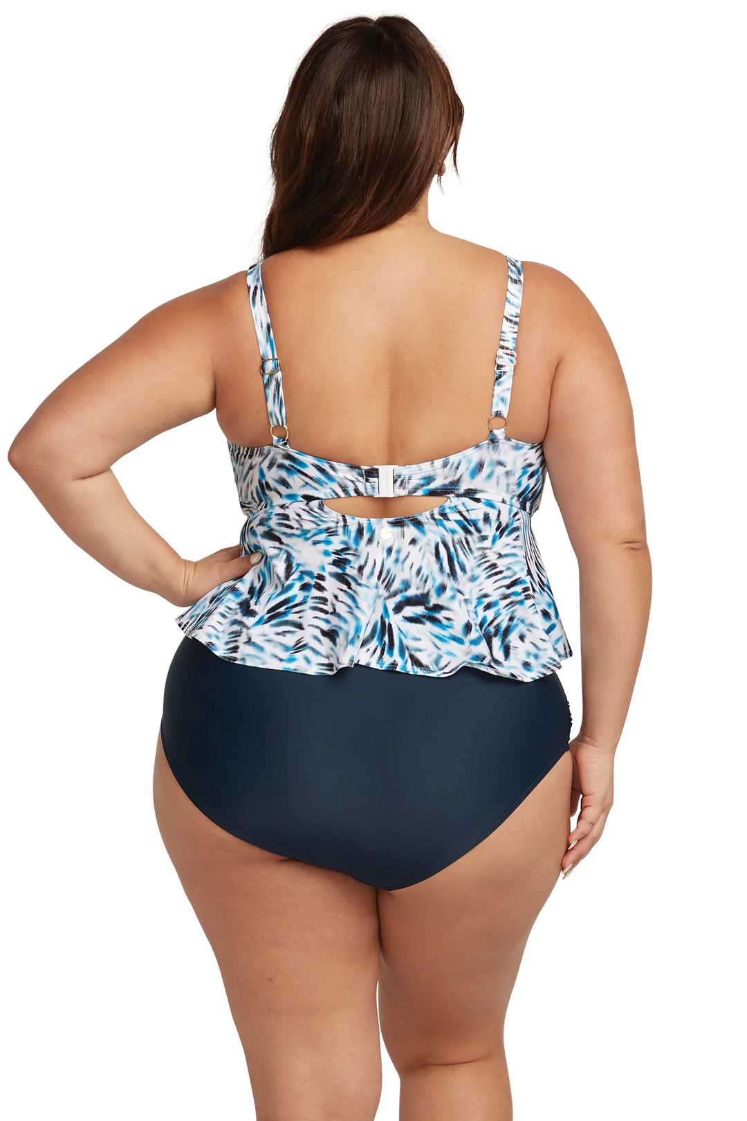 Dark Navy Botticelli High Waist Bikini Bottom