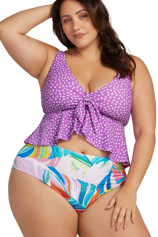 A'Pois Chagall Multi Cup Midriff Bikini Top