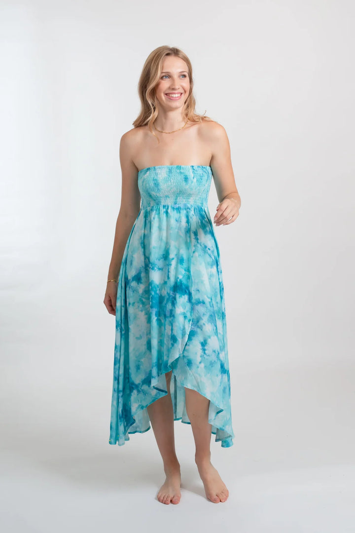 Aquarella Convertible Bandeau Dress - Size Small