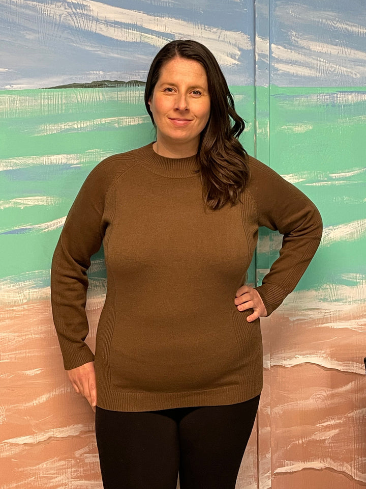 Not So Basic Sweater - Brown