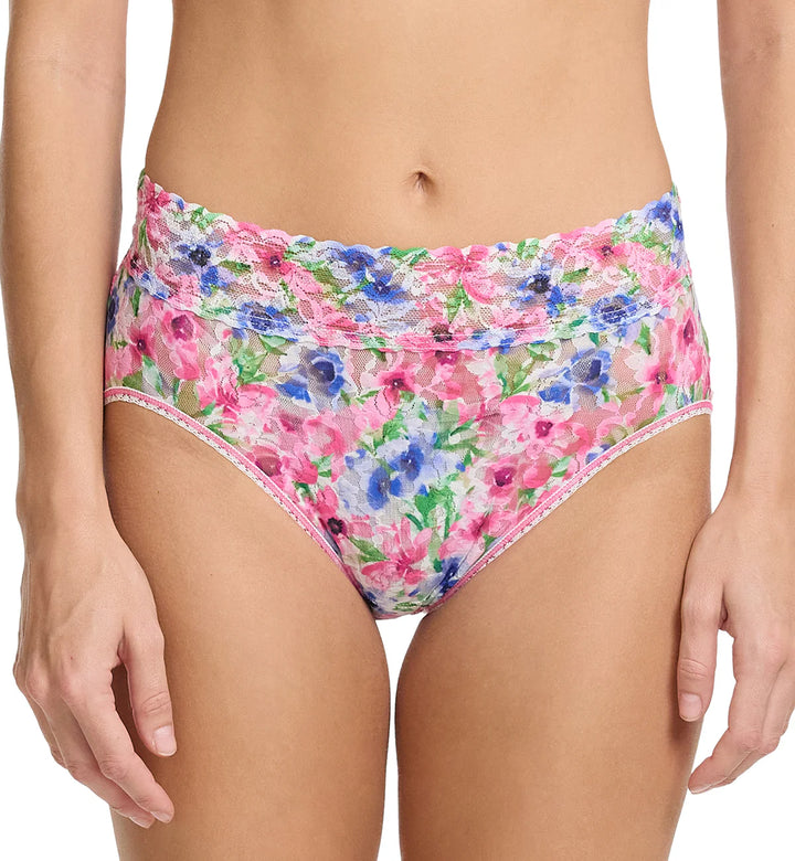 Hanky Panky Printed Signature Lace French Brief - Paint and Pour
