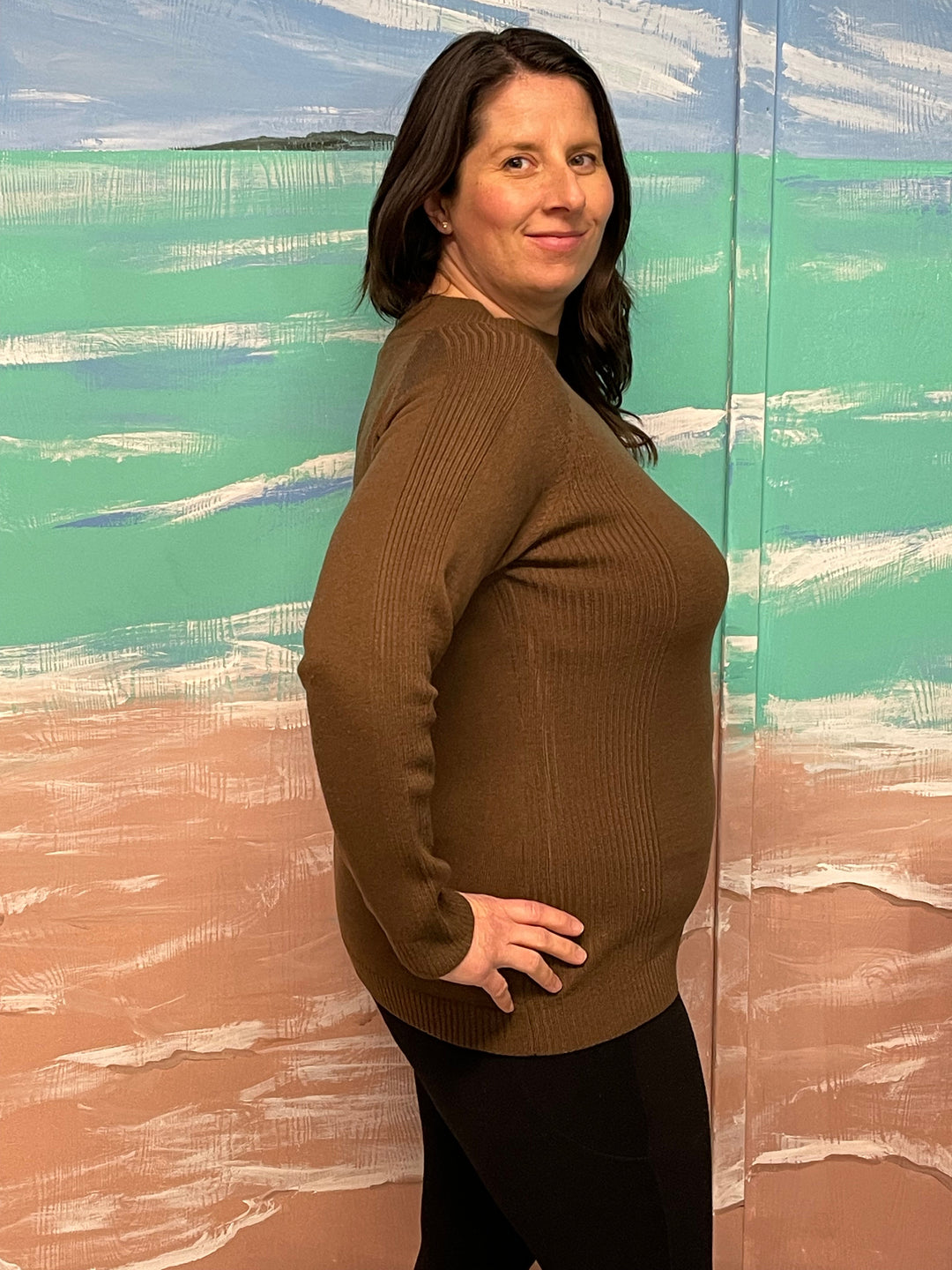 Not So Basic Sweater - Brown