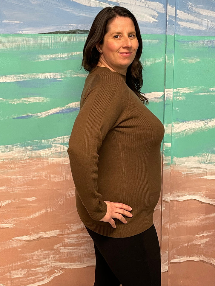 Not So Basic Sweater - Brown