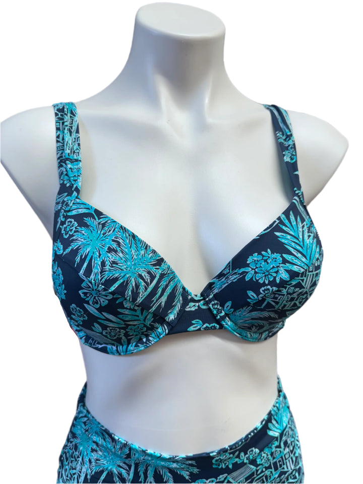 Sunseeker Tropics Underwire Bikini Top - Size 8