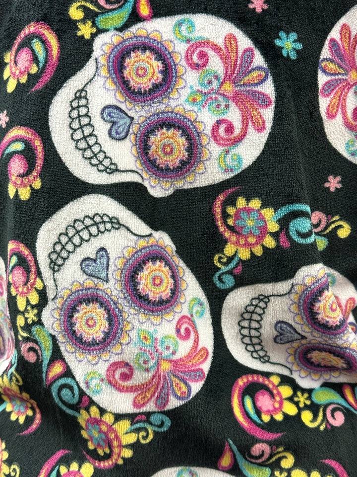 Sugar Skull Medical Bed Jacket - Size 3 X
