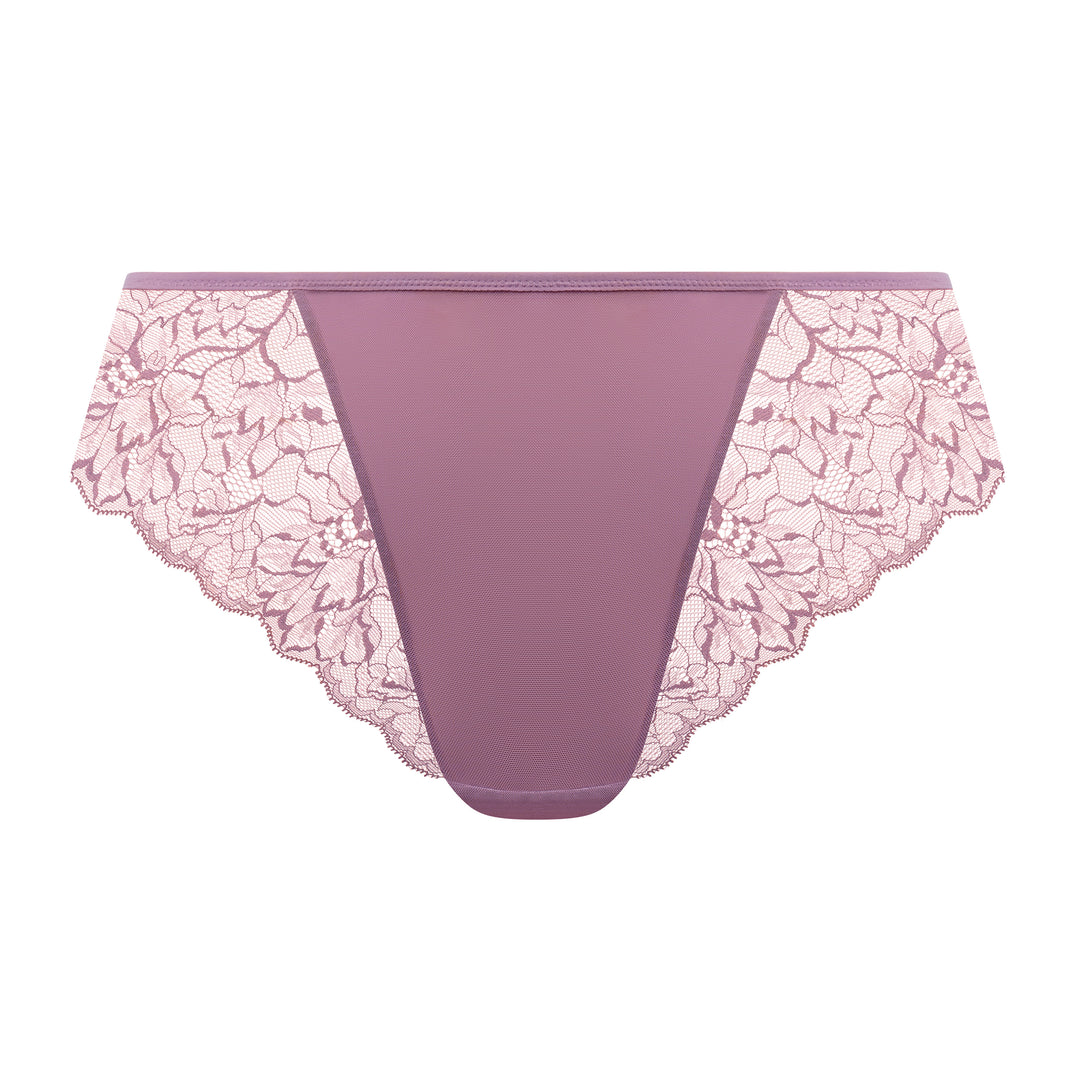 Elomi Brianna Thong Panty - Heather - Sheer Essentials Lingerie & Swimwear