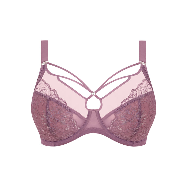 Elomi Brianna Plunge Bra - Heather - Sheer Essentials Lingerie & Swimwear