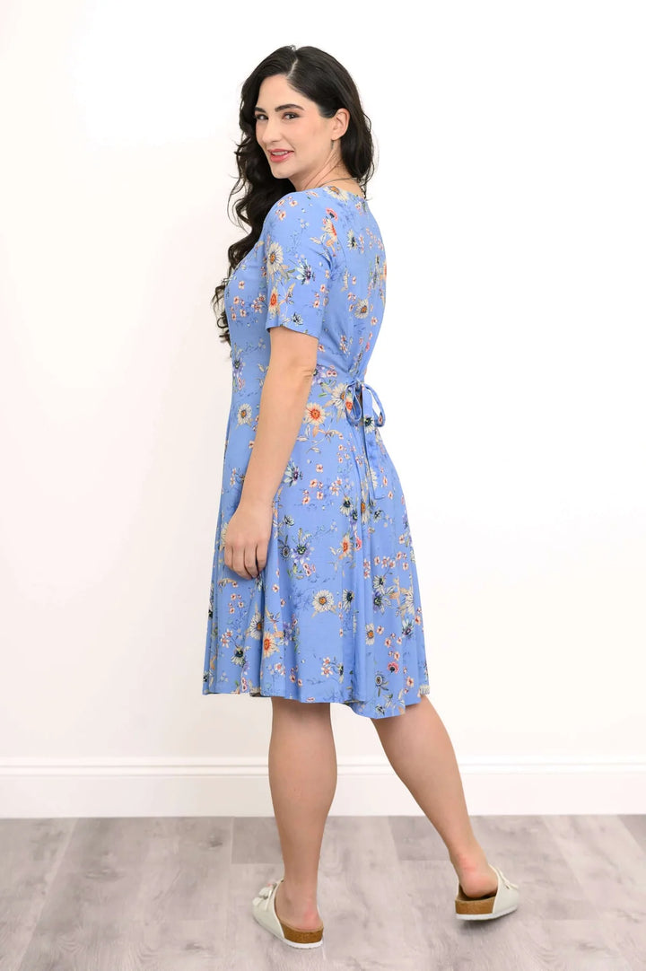 Teresa Bamboo & Linen Dress - Peri Daisy