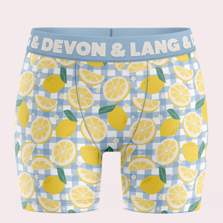 Bria Women's Boxer Brief - Lemon Squeezy