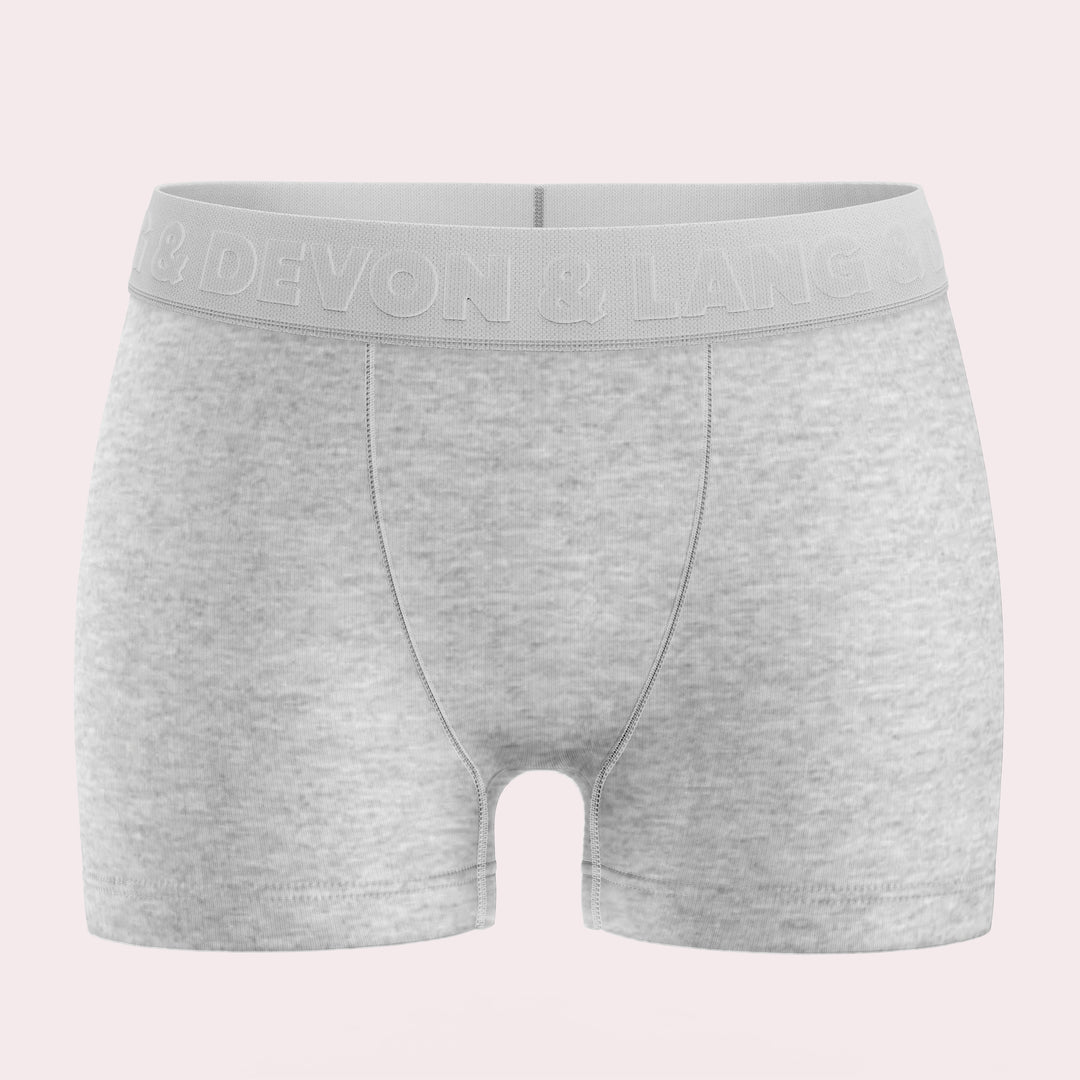 Bria Boy Short - Heather Grey