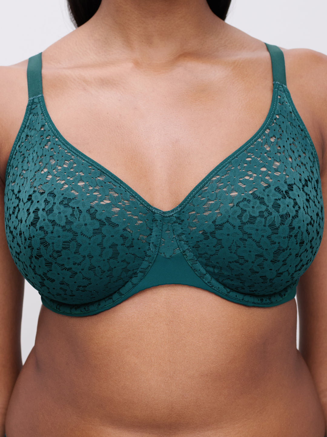 Chantelle Norah Molded Underwire Bra - Emerald