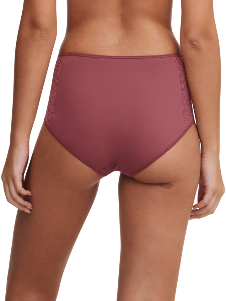 Norah High Waist Brief - Sepia
